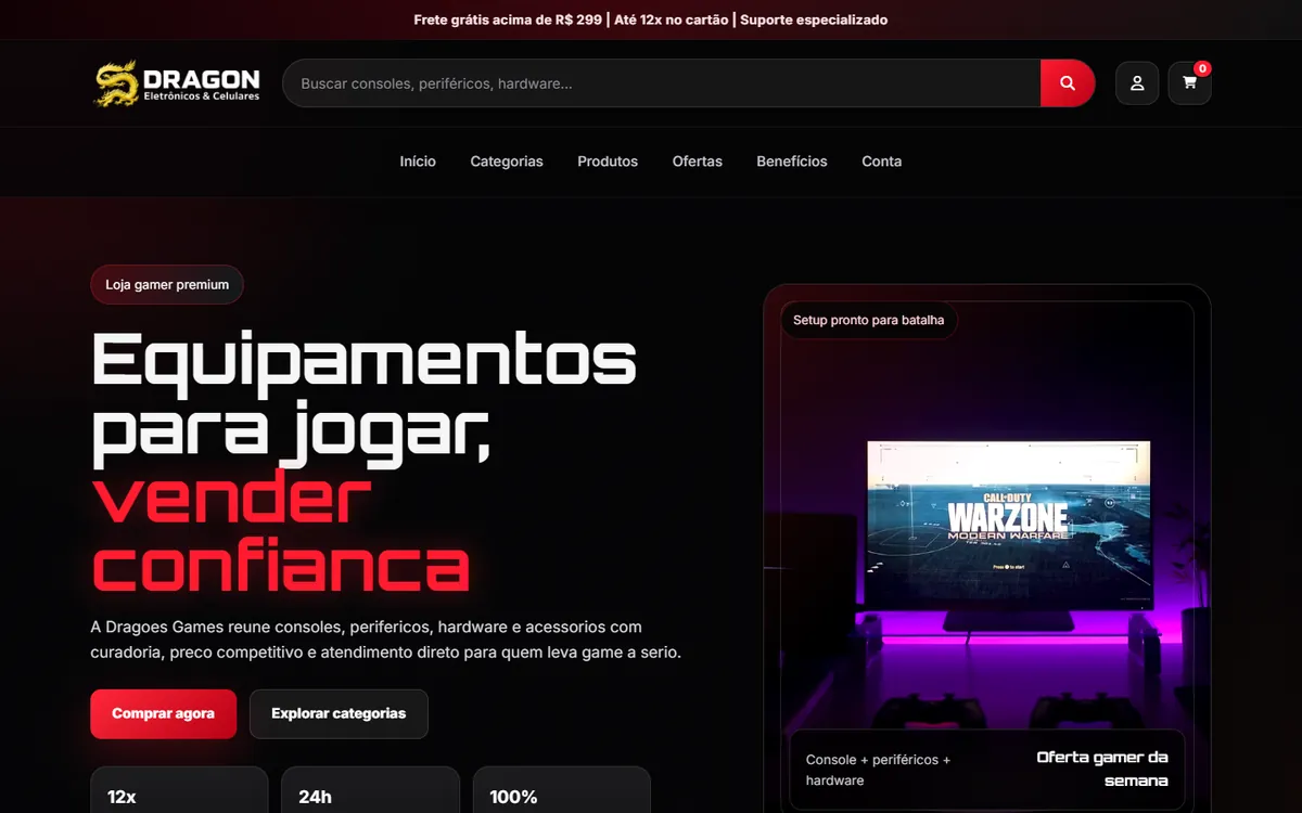 Loja Dragão Eletrônicos